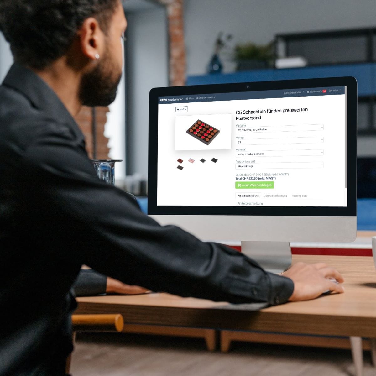 Im pacdesigner wird man von A bis Z begleitet und unterstützt.