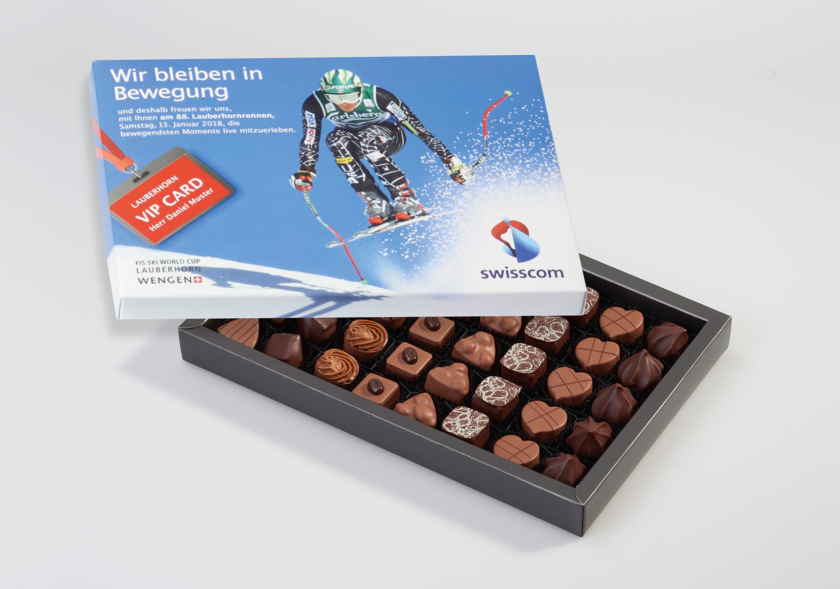 Es stehen verschiedene Verpackungen zur individuellen Gestaltung zur Verfügung.
